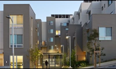 Gray Apartment Buildings